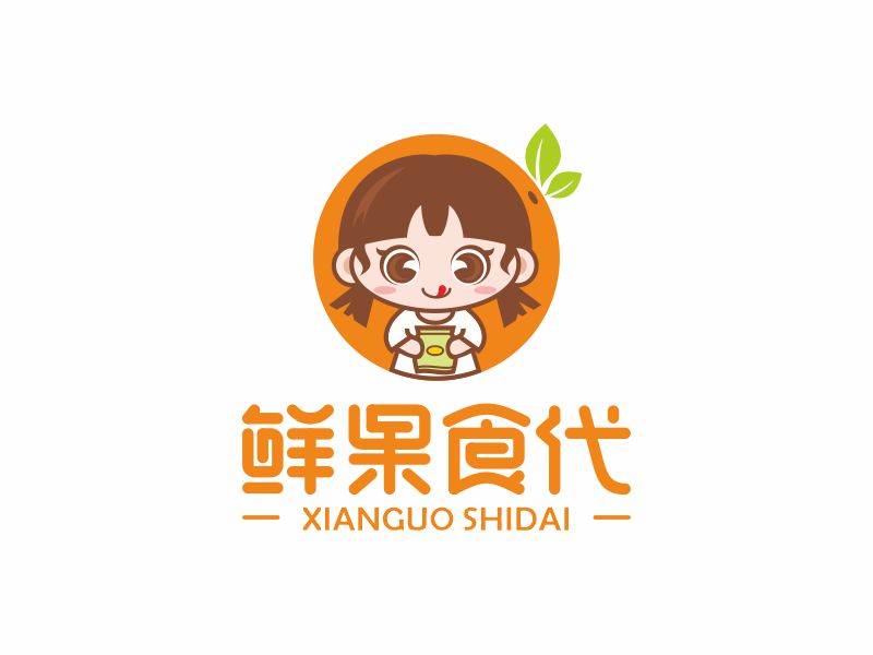 何嘉健的鮮果食代logo設計