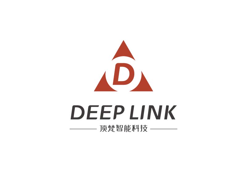 魏娟的Deep Link/蘇州頂梵智能科技有限公司logo設計