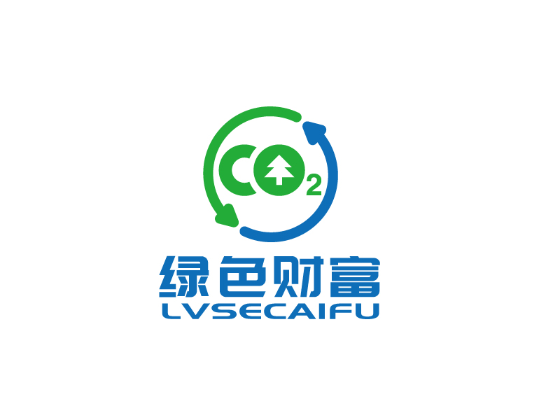 張俊的綠色財富 金融服務定制LOGO設計logo設計