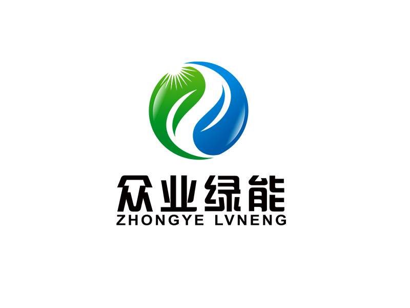 李杰的眾業綠能logo設計