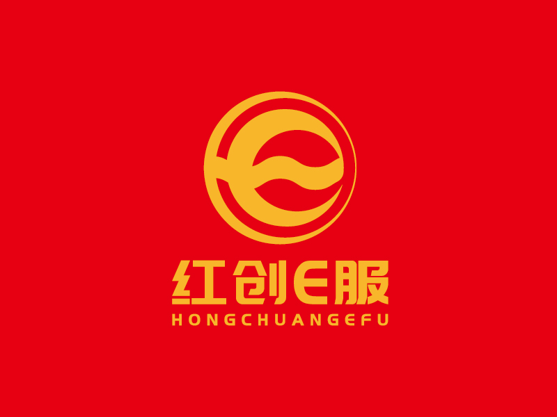 李寧的紅創E服logo設計