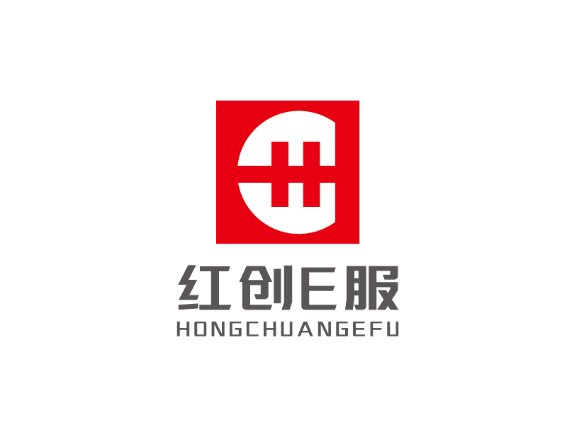 李寧的紅創E服logo設計