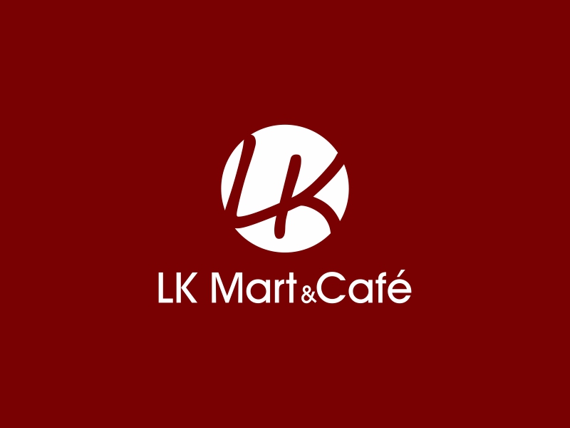 陳國偉的LK Mart & Cafe 咖啡廳定制LOGO設計logo設計