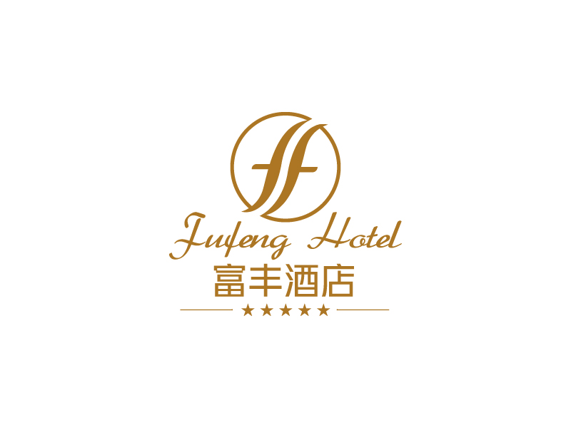 楊忠的黃山富豐酒店logo設計