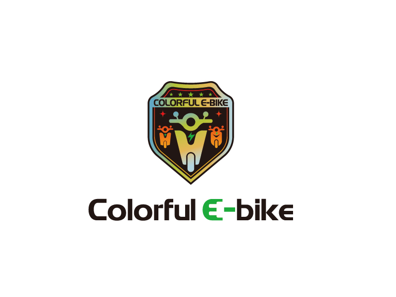 Colorful E-bikelogo設計